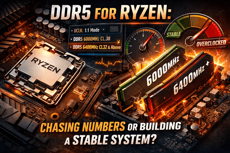 DDR5 for Ryzen: Chasing Numbers or Building a Stable System?