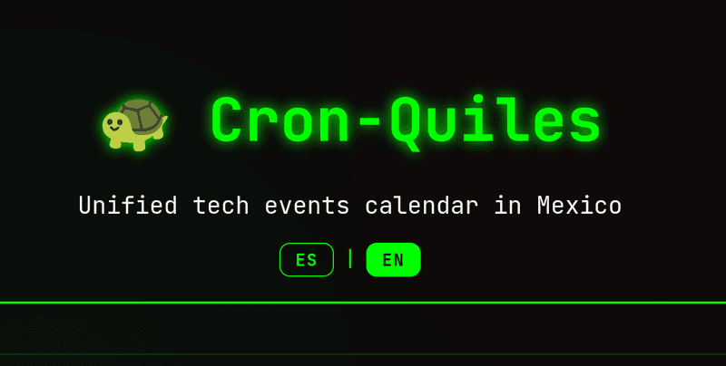 ☕ Cron-Quiles — Calendarios tech que se actualizan solos