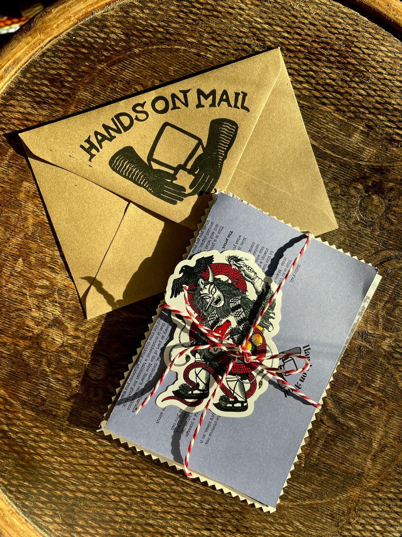 January mail is here! First ever edition of my Hands on Mail club! Come and join me in my 