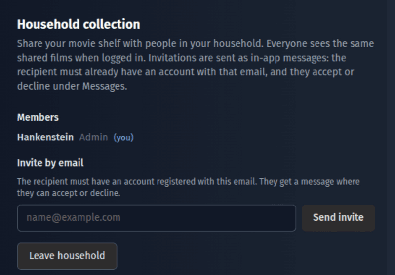 Update - Connect users through a Housholds