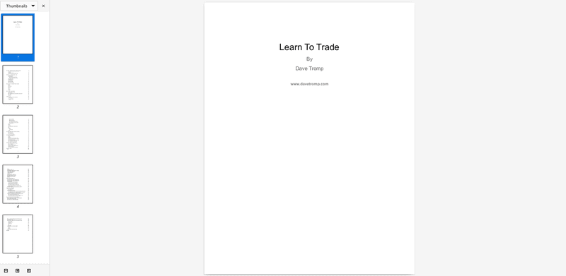 Get the 'Learn to trade' ebook