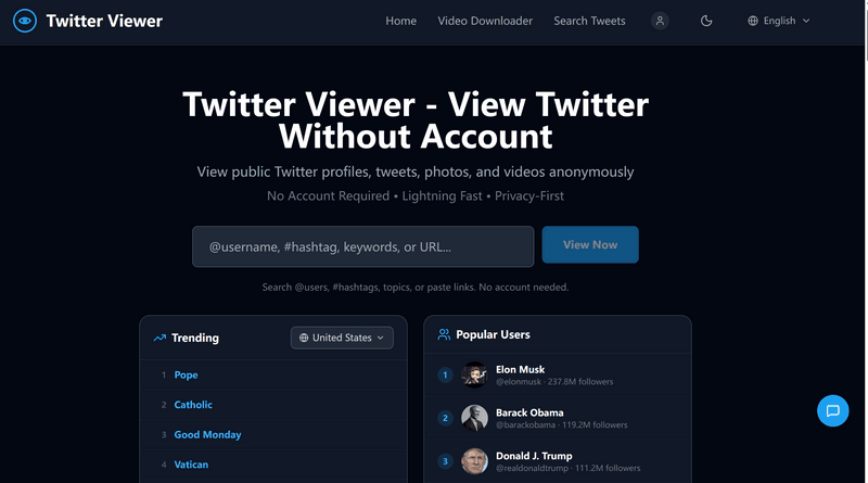 How to Browse X/Twitter Anonymously & Download HD Media for Free (No Login Required)
