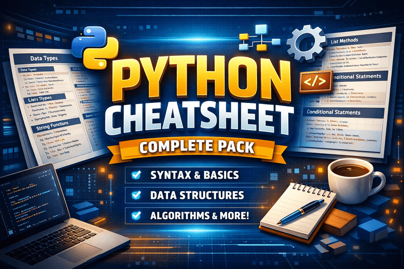 📦 PYTHON CHEATSHEET — COMPLETE PACK