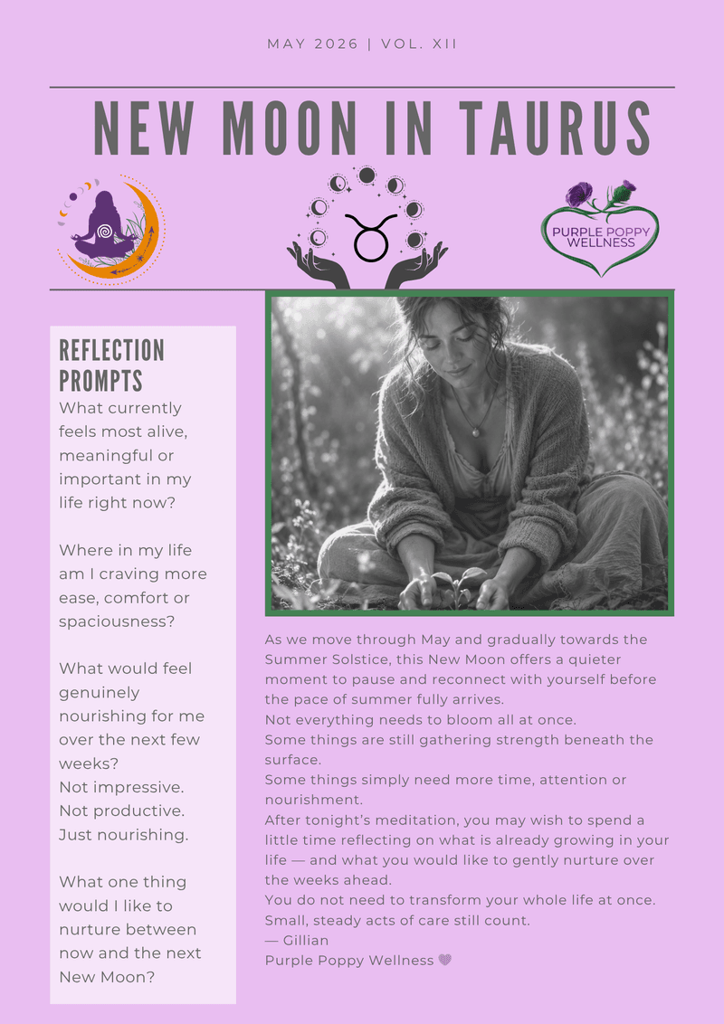 New Moon Meditation - Journal Prompts