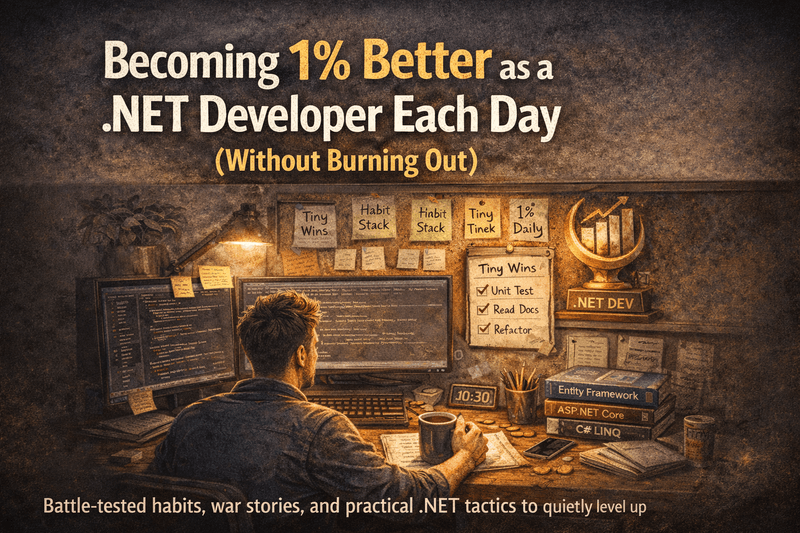 Becoming 1% Better as a .NET Developer Each Day (Without Burning Out)
