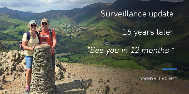2026 Surveillance Update from Ronny Allan: “See you in 12 months”