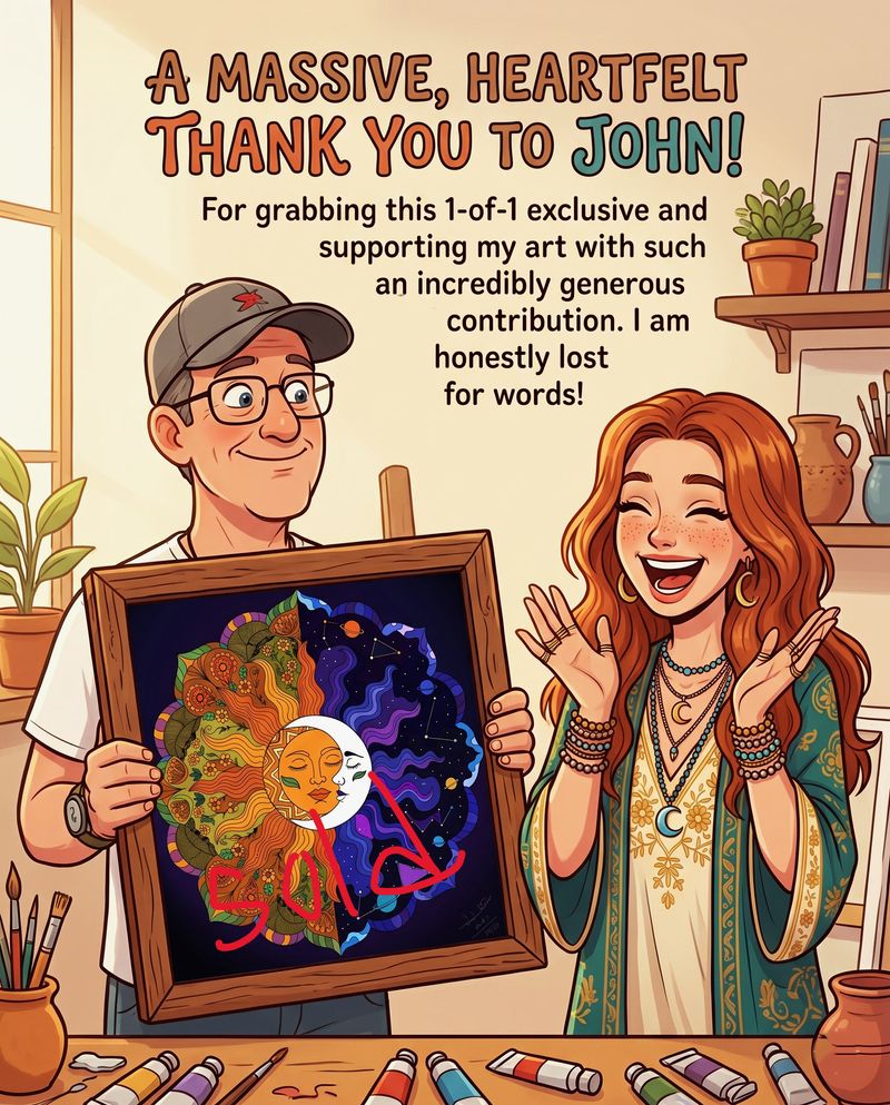 The Cosmic Mandala: Sun & Moon has officially been CLAIMED!