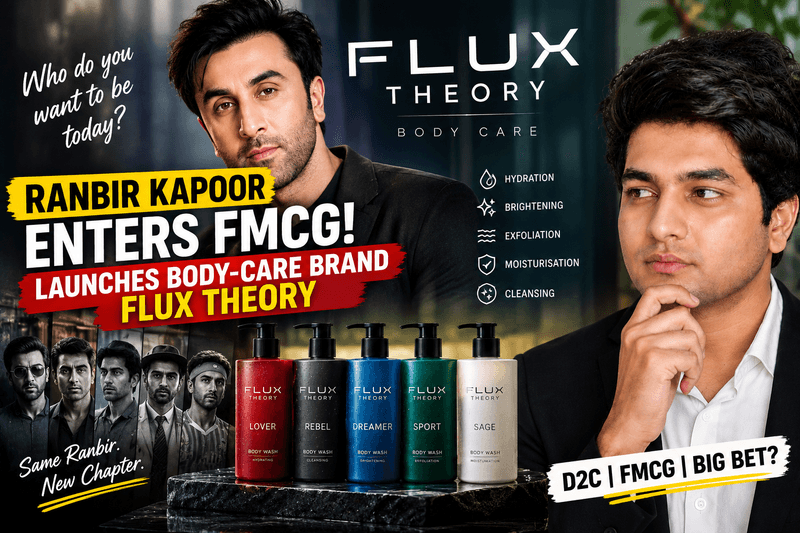 Ranbir Kapoor Enters India’s FMCG Market, Launches Body-Care Brand Flux Theory
