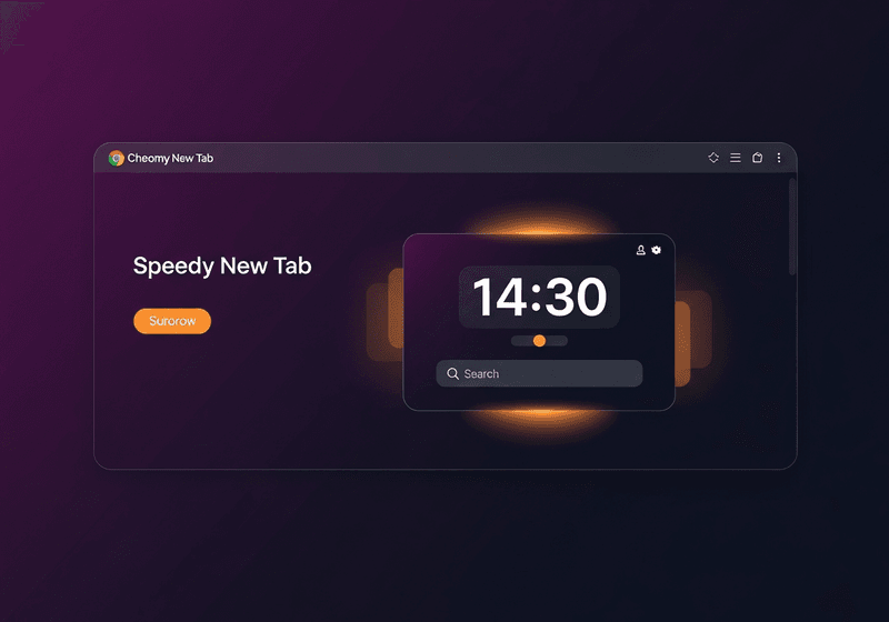 🚀 Introducing Speedy Minimalist New Tab - Transform Your Browser!