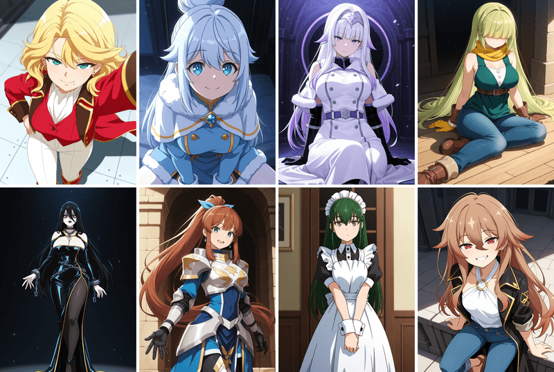 New LoRAs: the Vending Machine cast, Guardian Tales & more