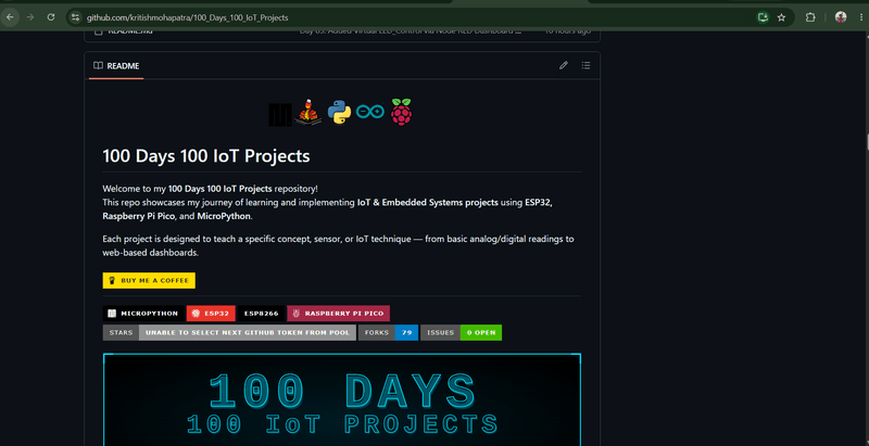 100 days 100 iot projects with micropython