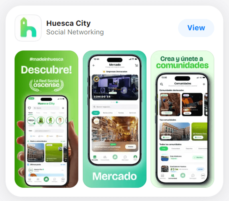 Huesca City en iOS