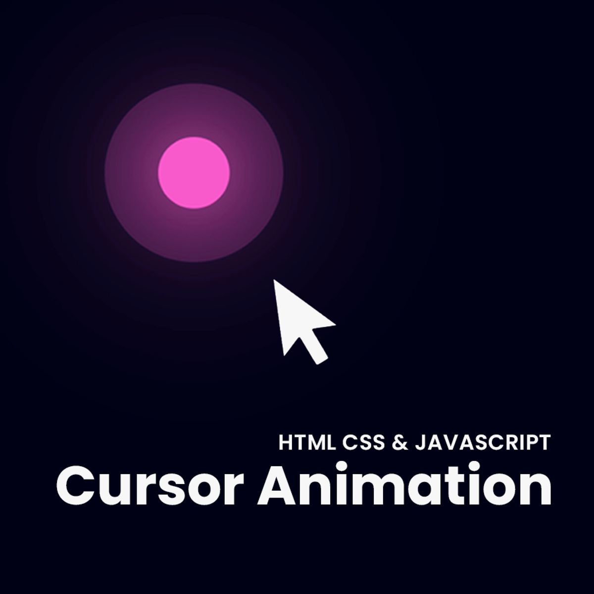 Cursor Animation Effects | On Mousemove, Mouseout & Mouse Stopped ...