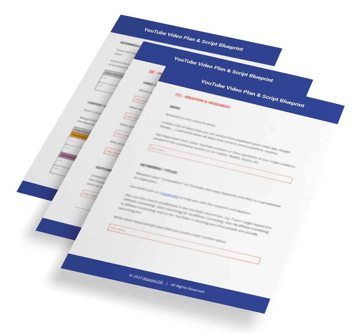YouTube Video Plan & Script Blueprint (Google Doc & PDF)