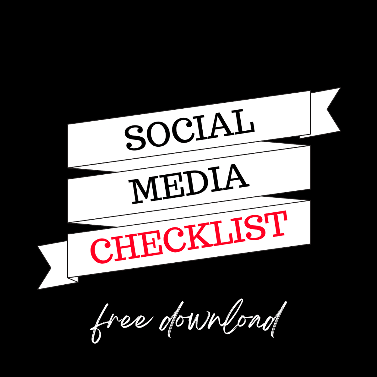 Social Media Checklist