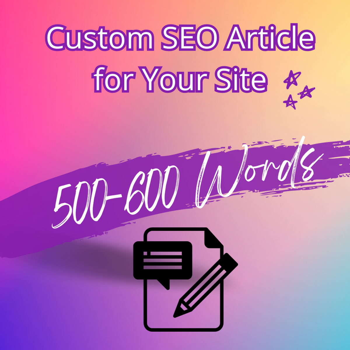 500-600 Word Article