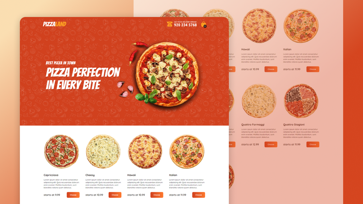 Pizza Website - [Source Code]