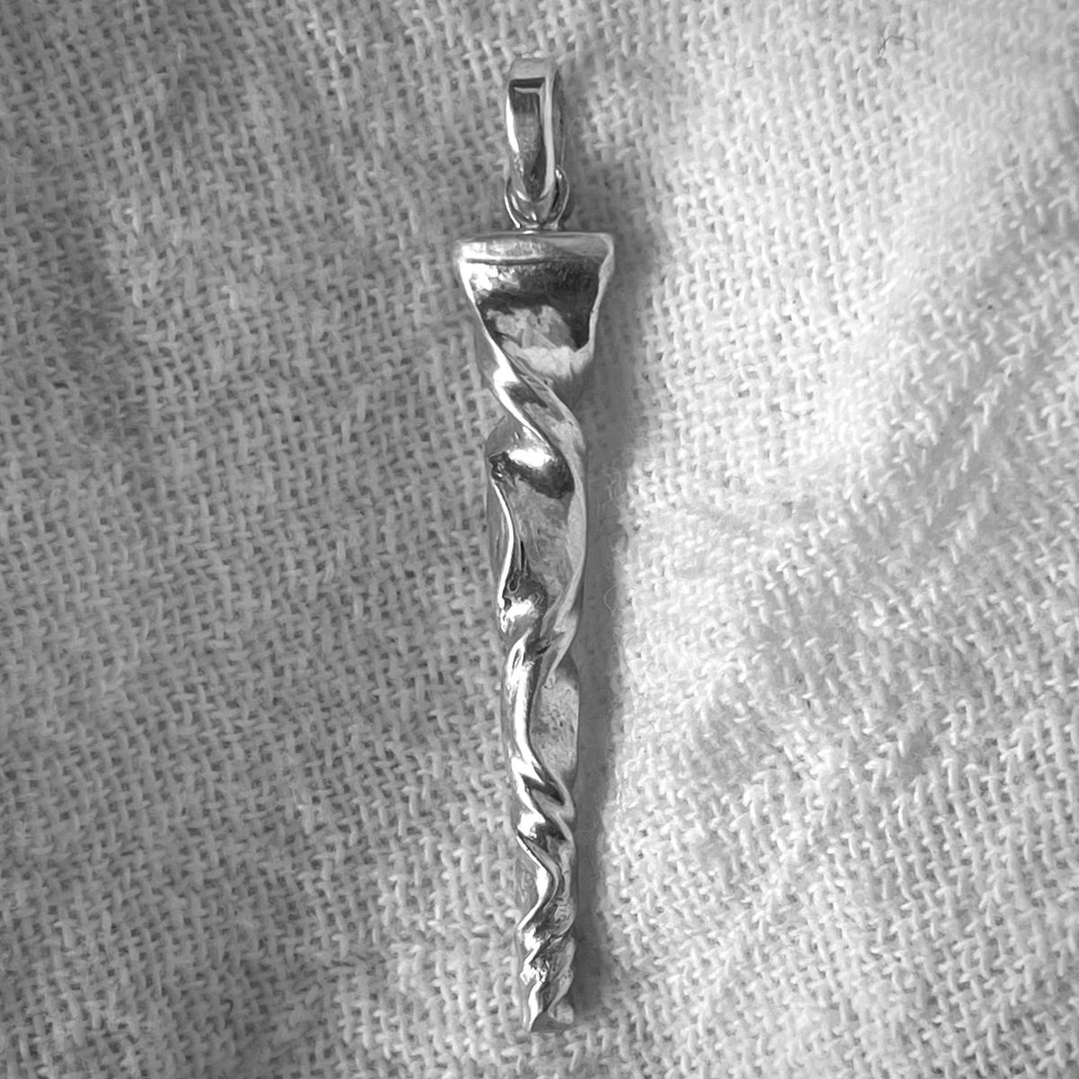 Sterling Nail Pendant
