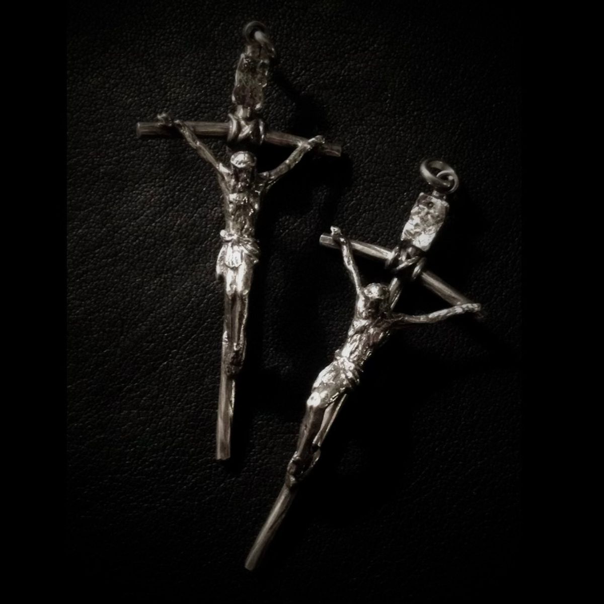 Small Sterling Crucifix Pendant
