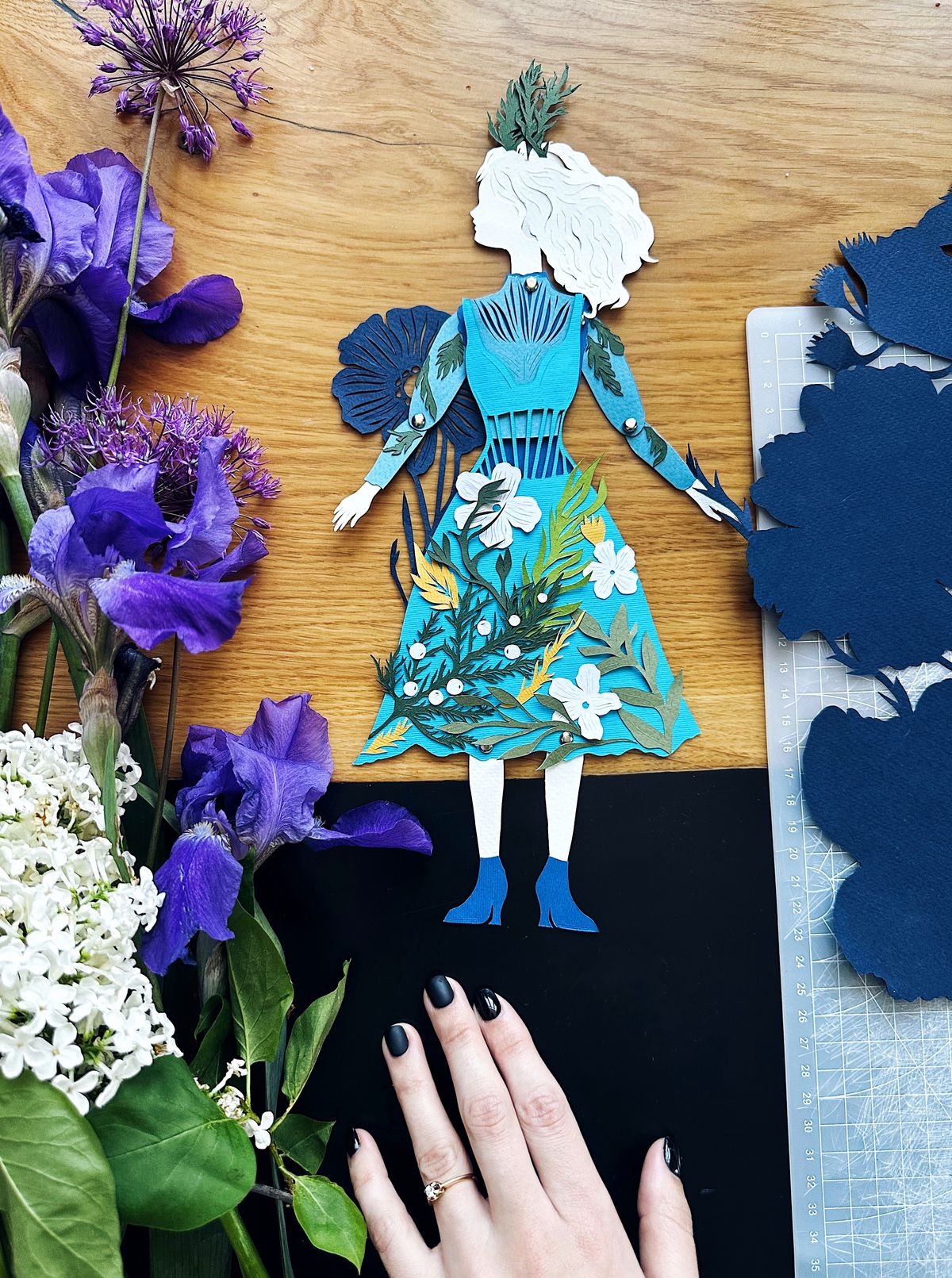 Paper articulated doll on your taste