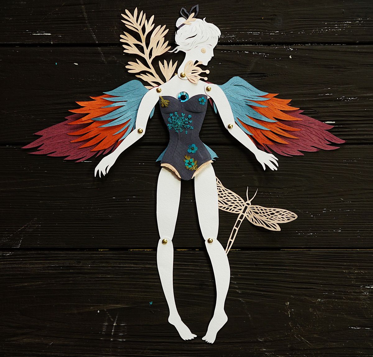 Paper articulated doll on your taste