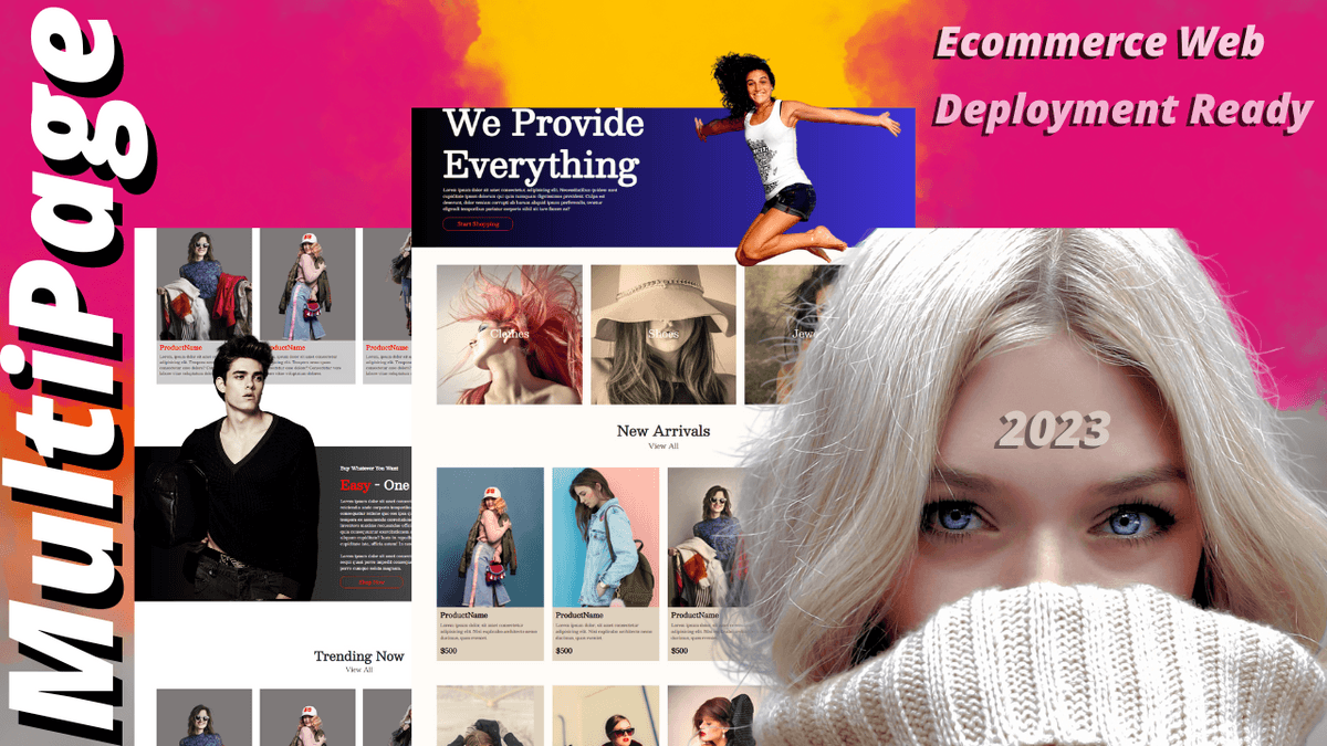 Unleashing Ecommerce Excellence: Crafting a Dynamic Multi-Page Website