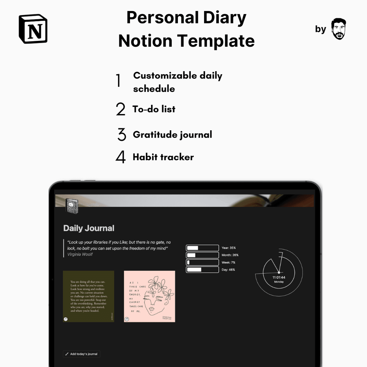 Personal Diary Notion Template