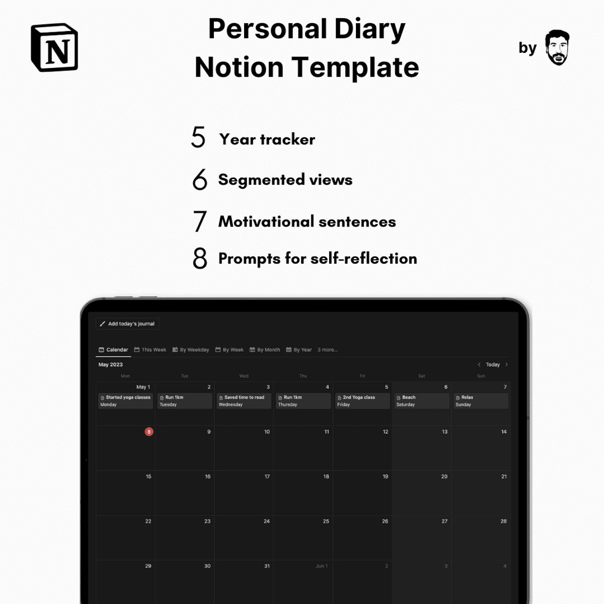 Personal Diary Notion Template