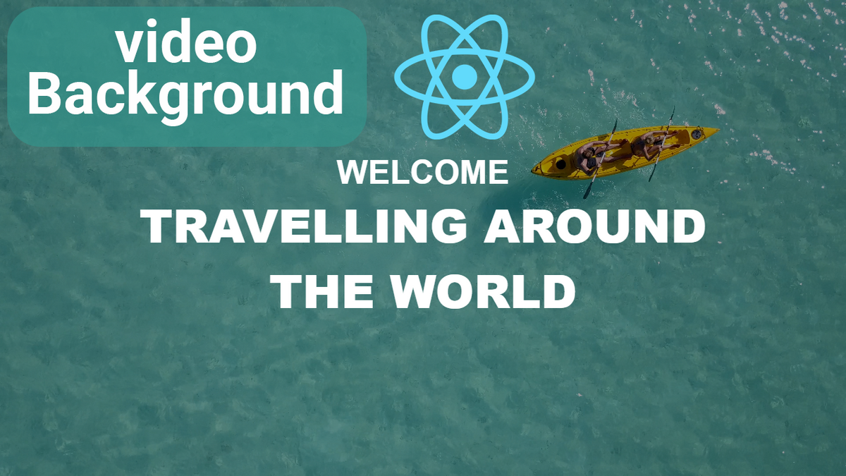 React JS Video Background in Website