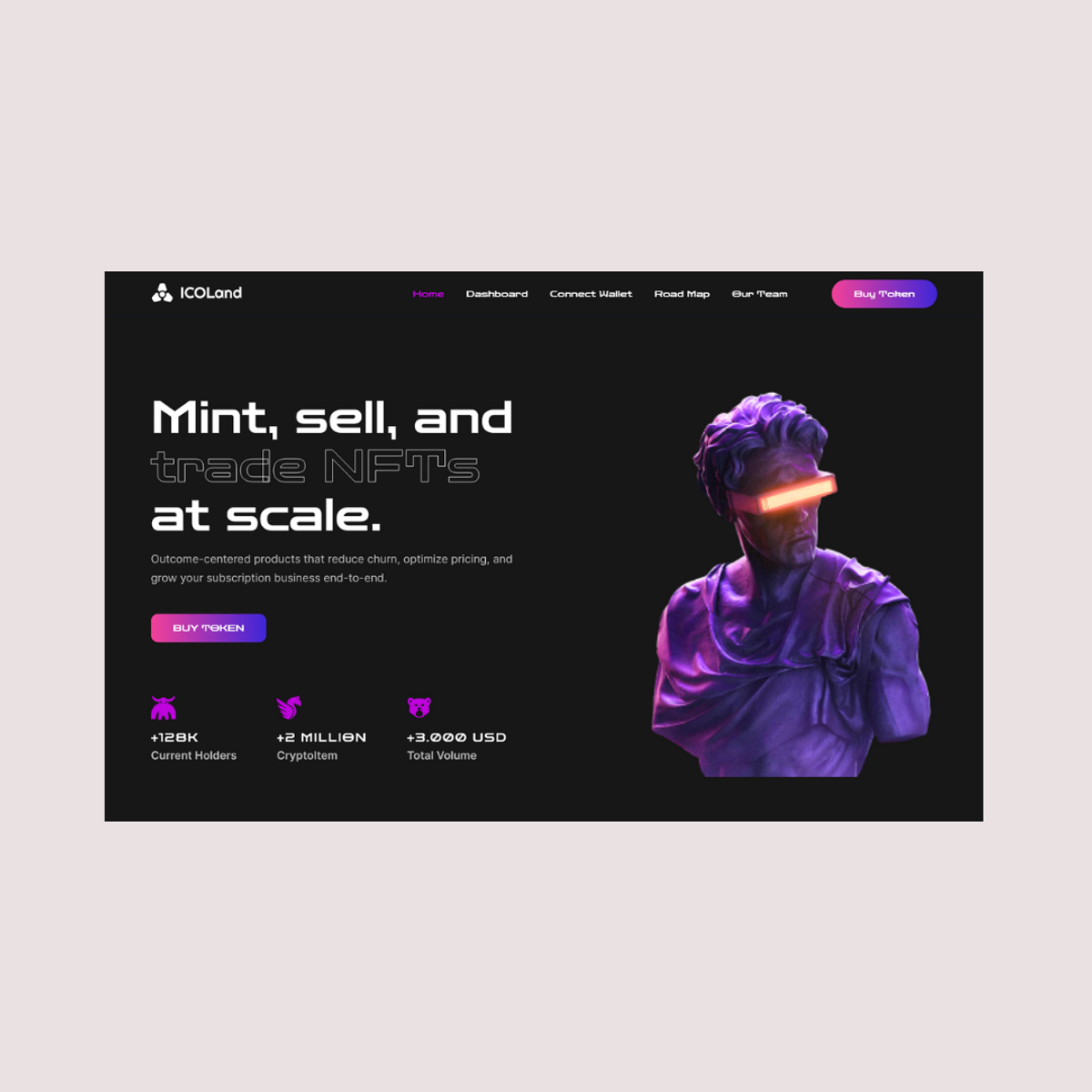 Responsive NFT Website