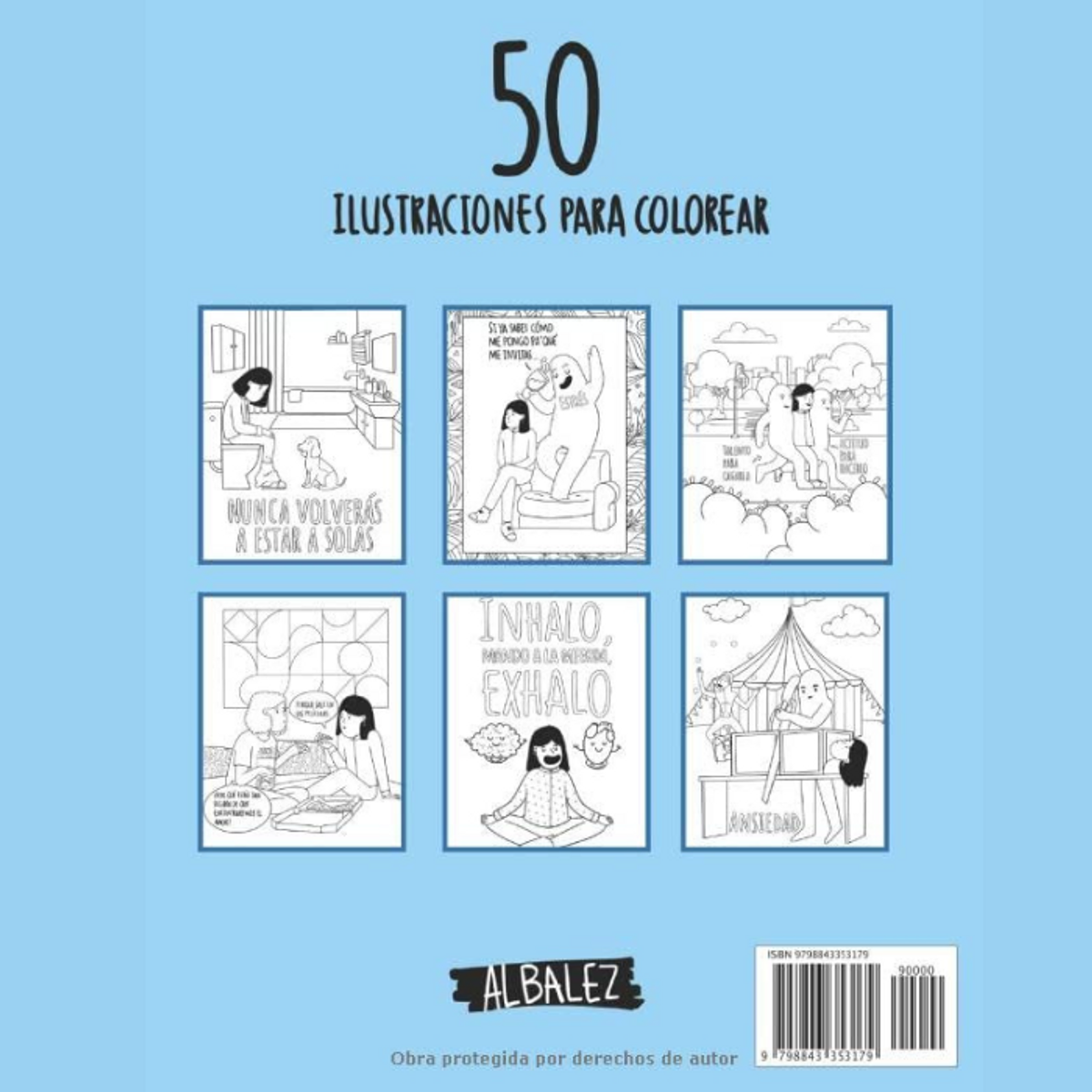 Libro de colorear Mentes inquietas en PDF