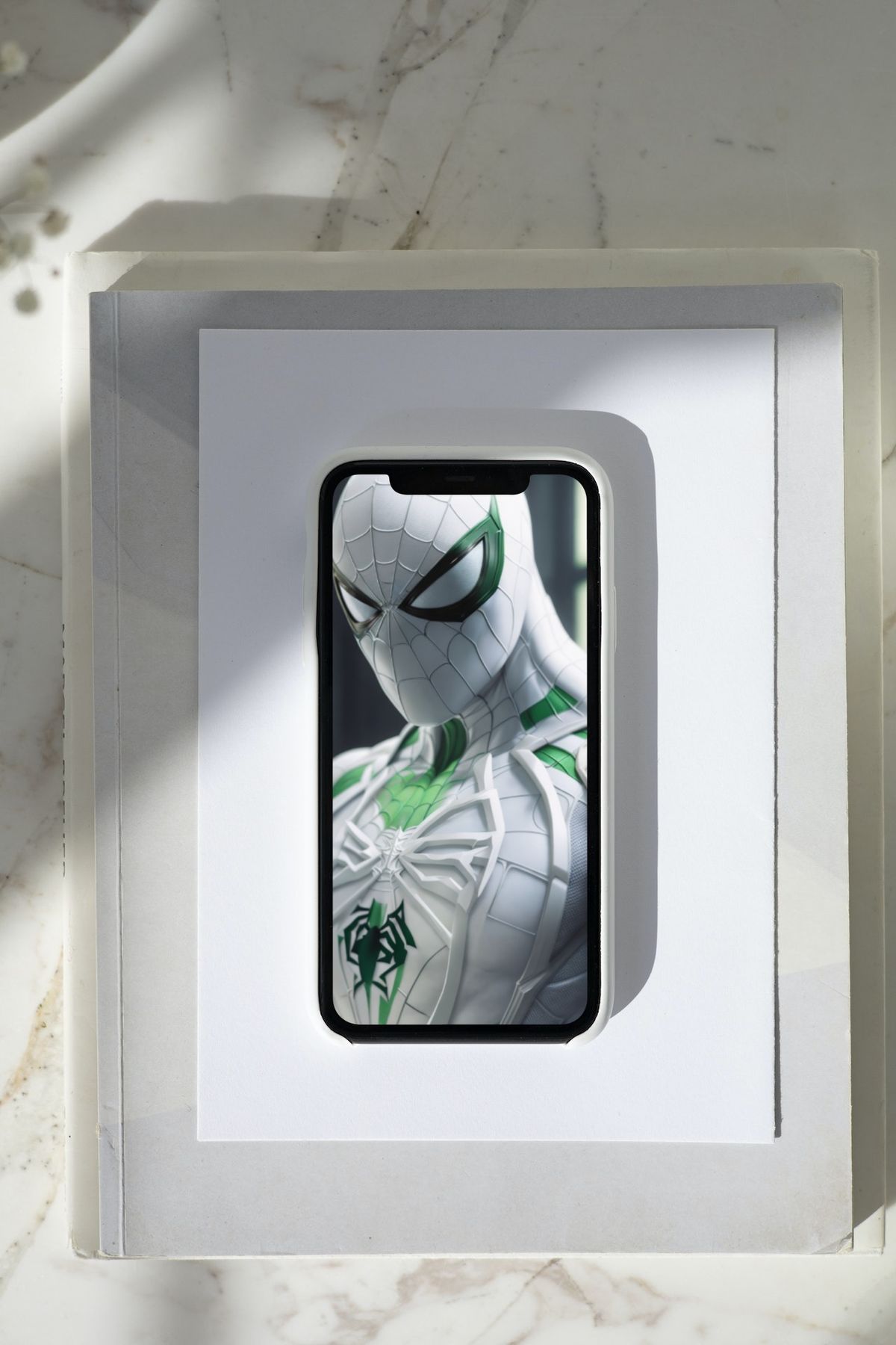 White/Green Spiderman