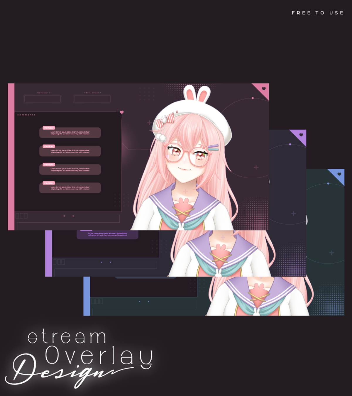 Preview of Pulse Streaming Overlay by Mymeluna