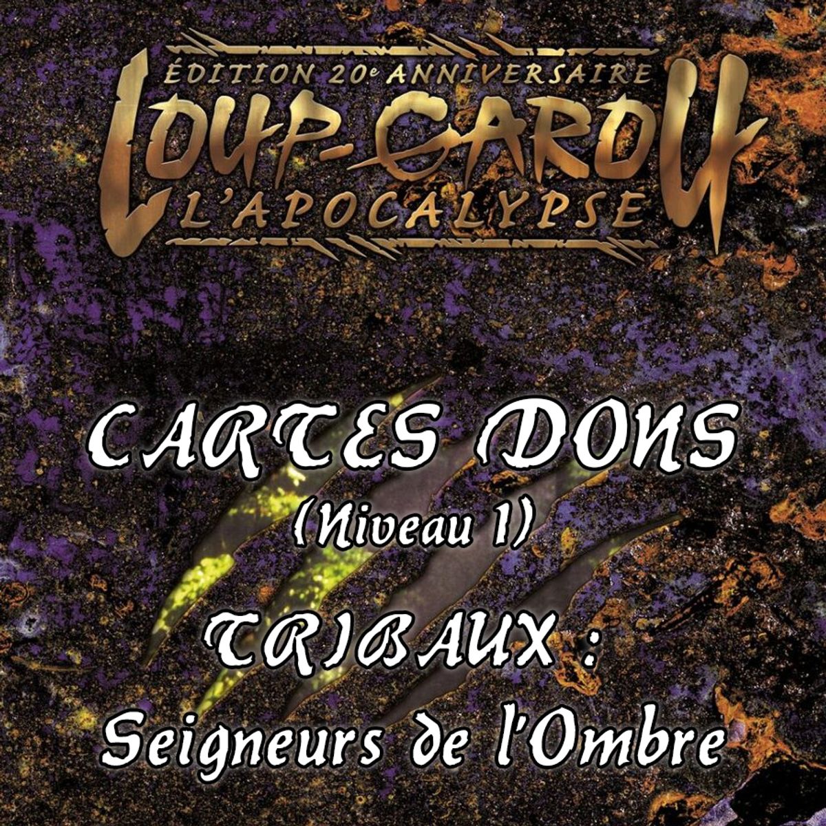 WW20 - Carte Dons - Tribaux : Seigneurs de l'Ombre