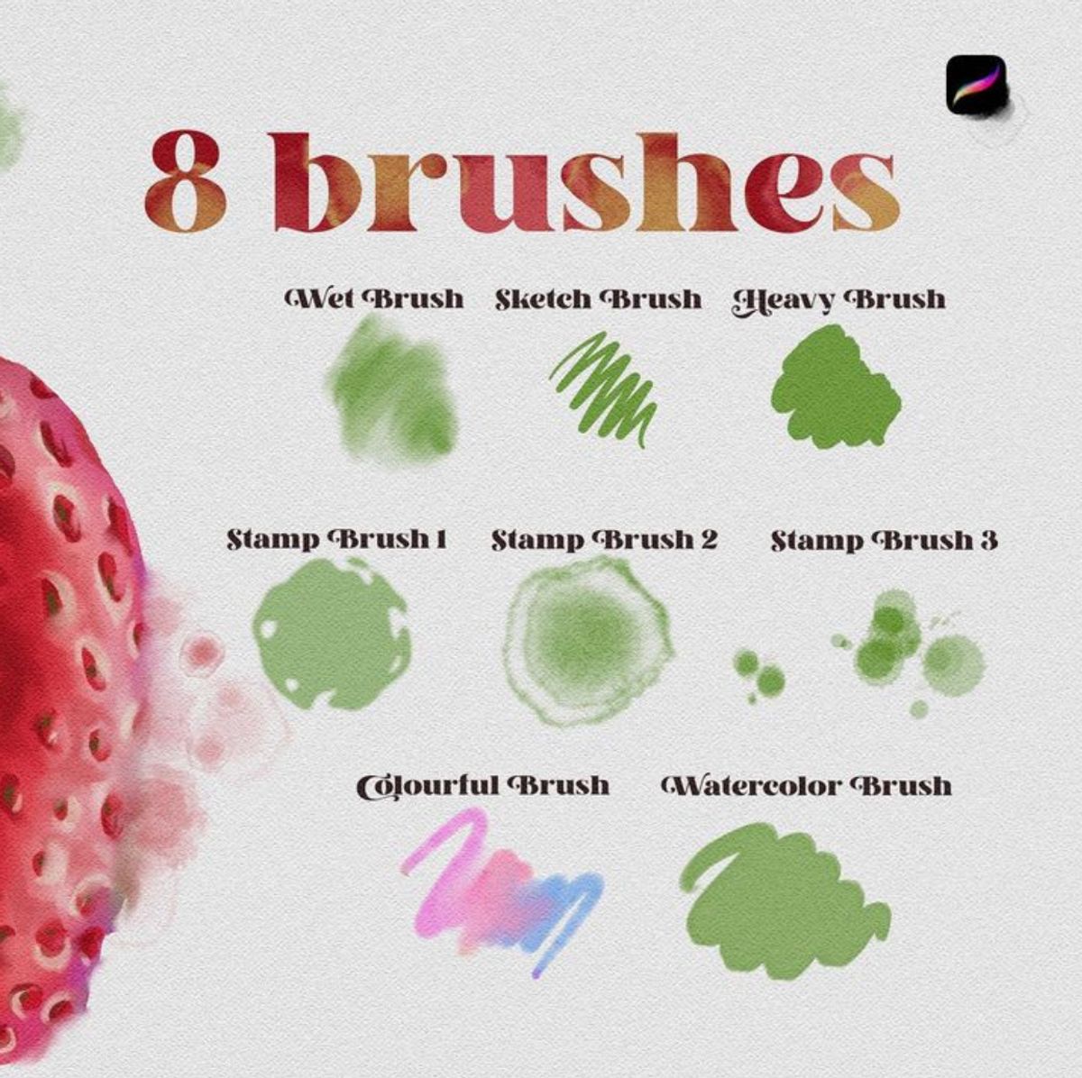 Watercolor Brush Kit for Procreate