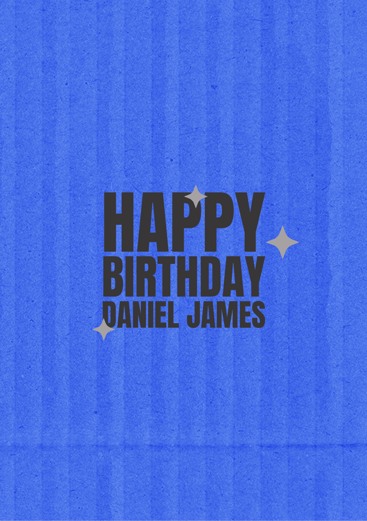 Simple birthday card