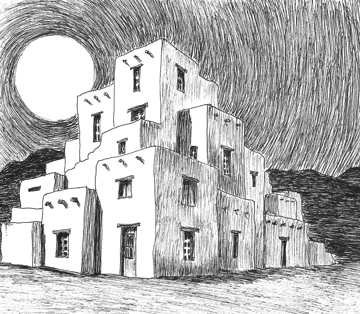 Set of Ink Sketches