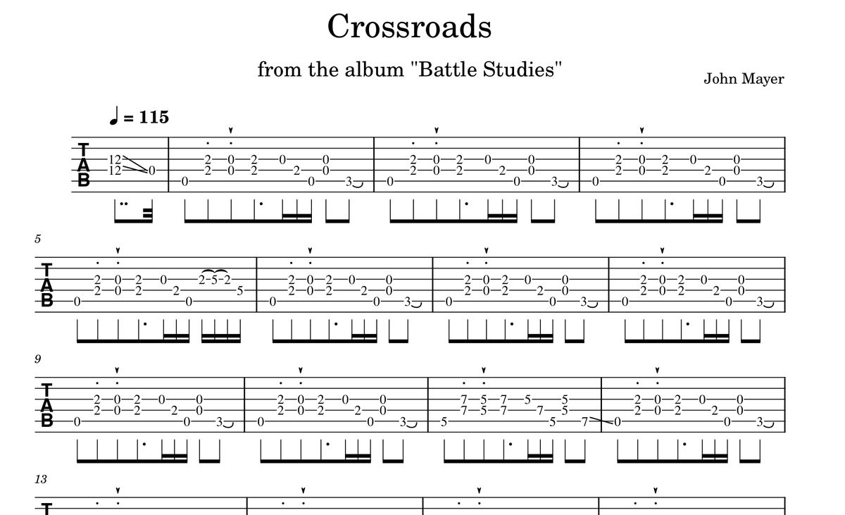 John Mayer - Crossroads