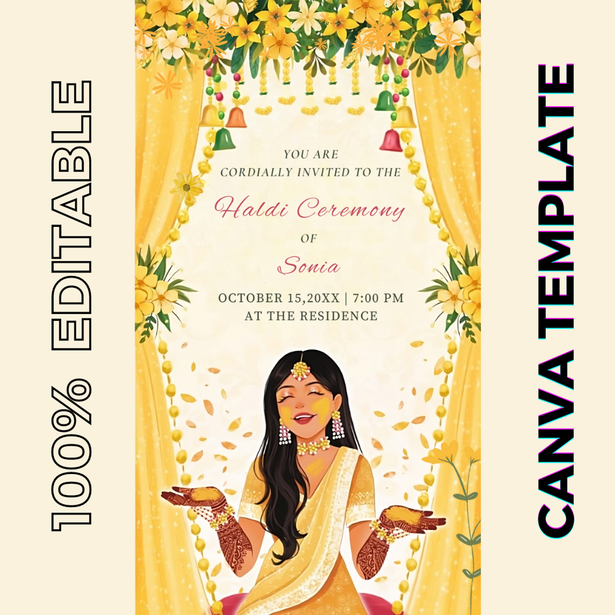 Haldi Digital Invitation Card - Buymeacoffee