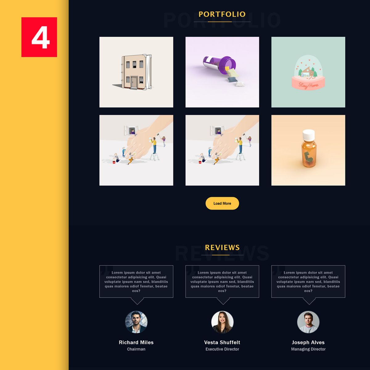 Complete personal portfolio website design