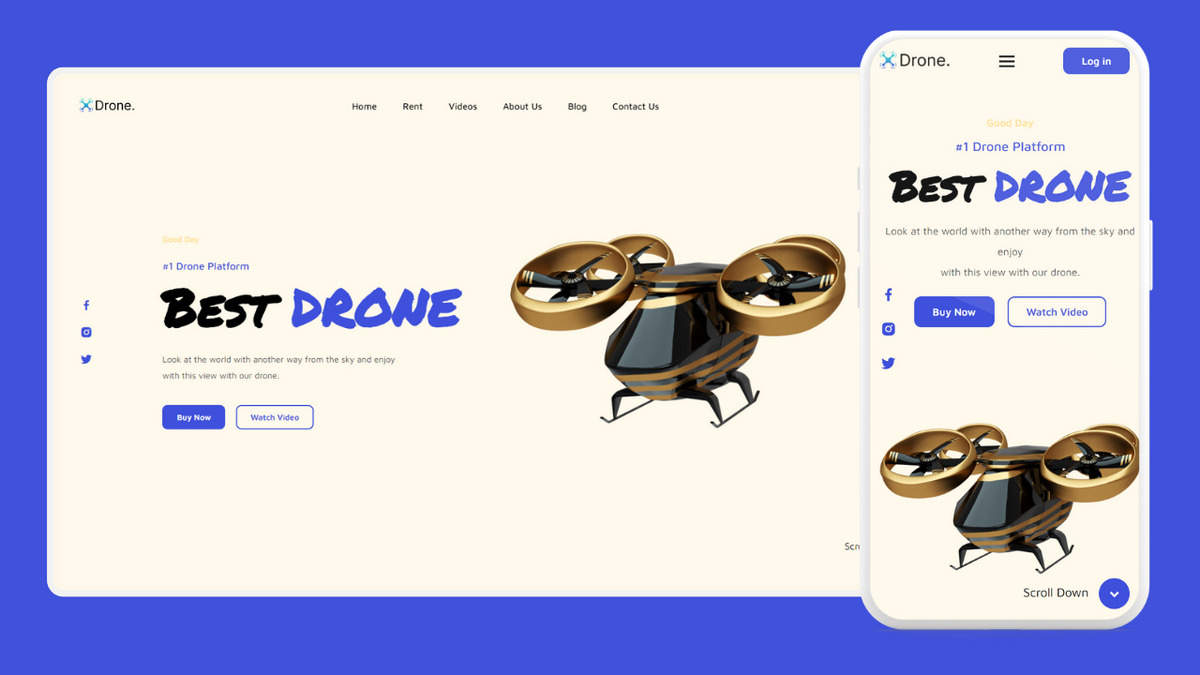 Responsive Website Using HTML And CSS