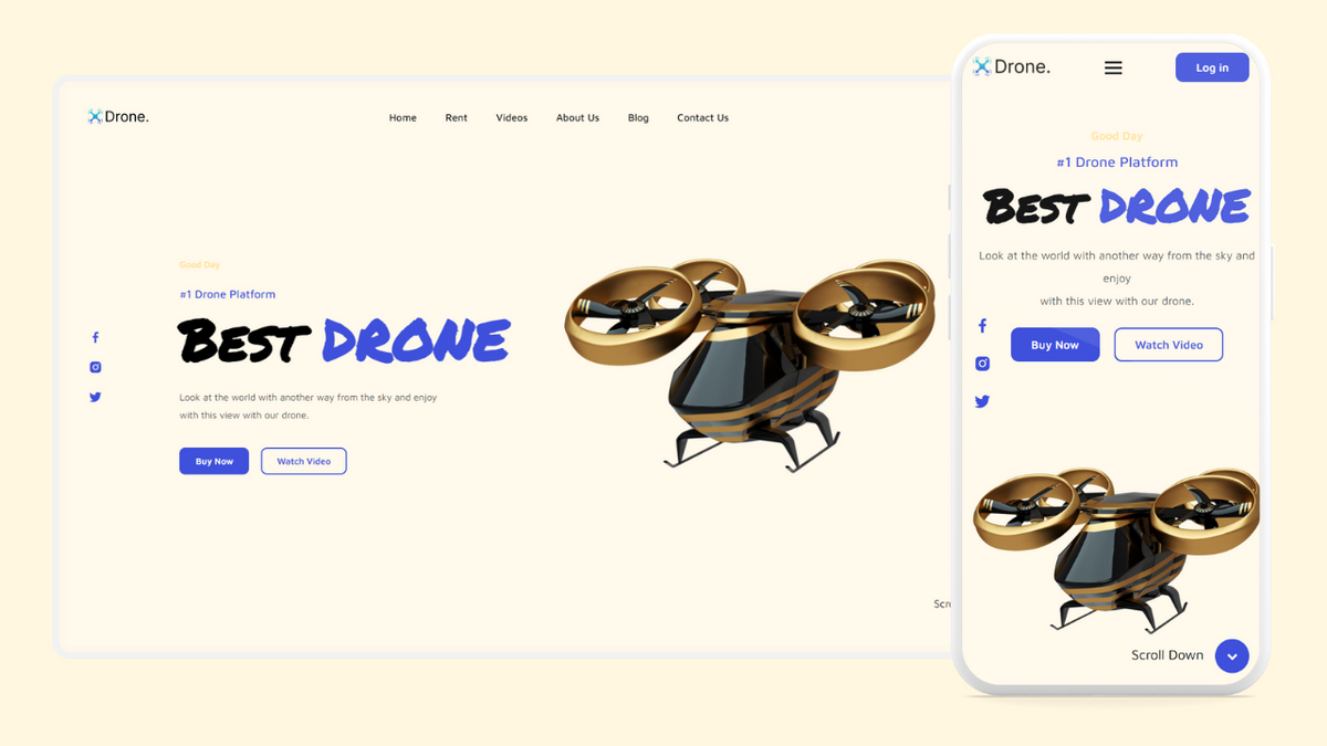 Responsive Website Using HTML And CSS