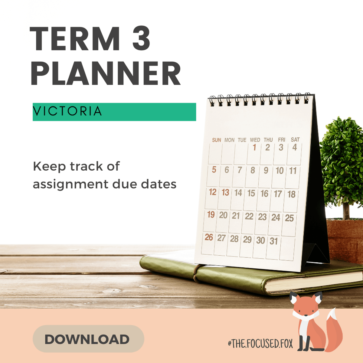 Term 3 Planner - VICTORIA