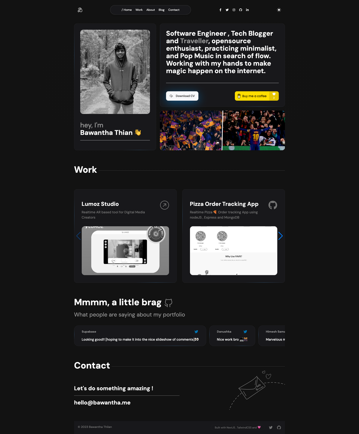 NEXT JS Portfolio