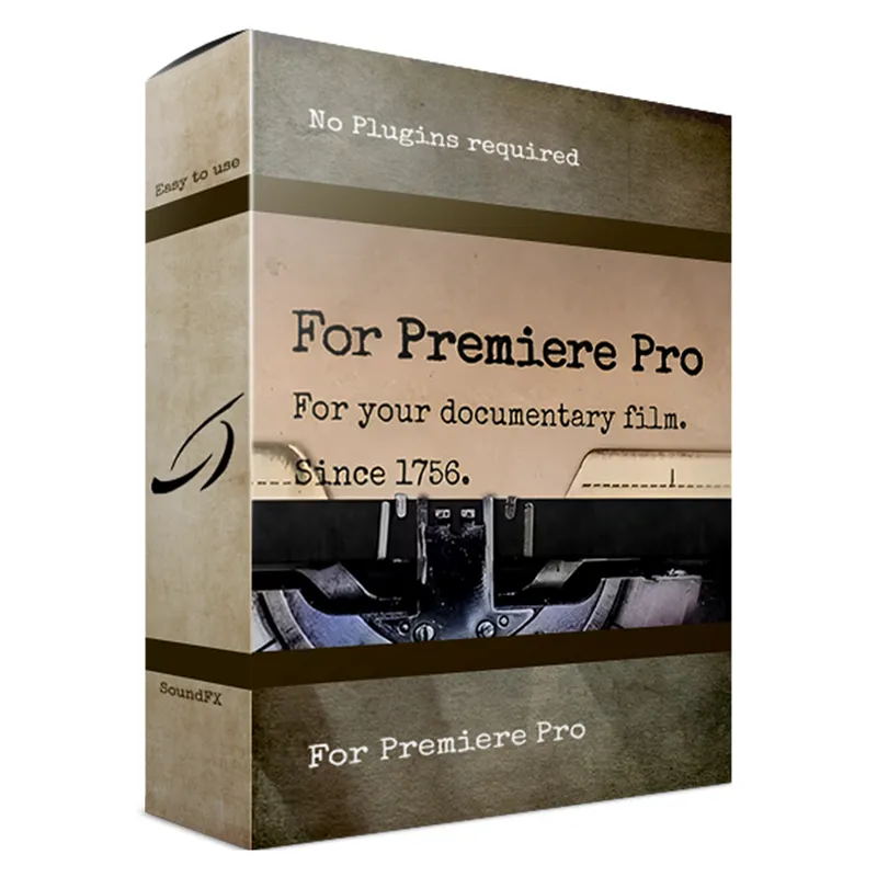 Typewriter Preset For Premiere Pro With SFX & Background Image