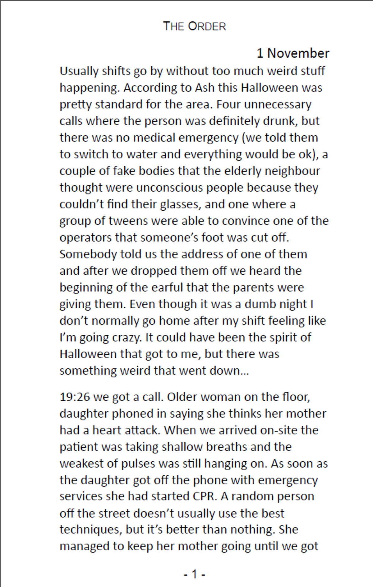 The Order (PDF)