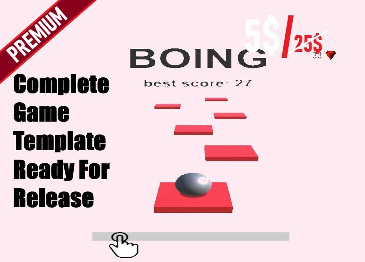 Boing Complete Game Template - Buymeacoffee