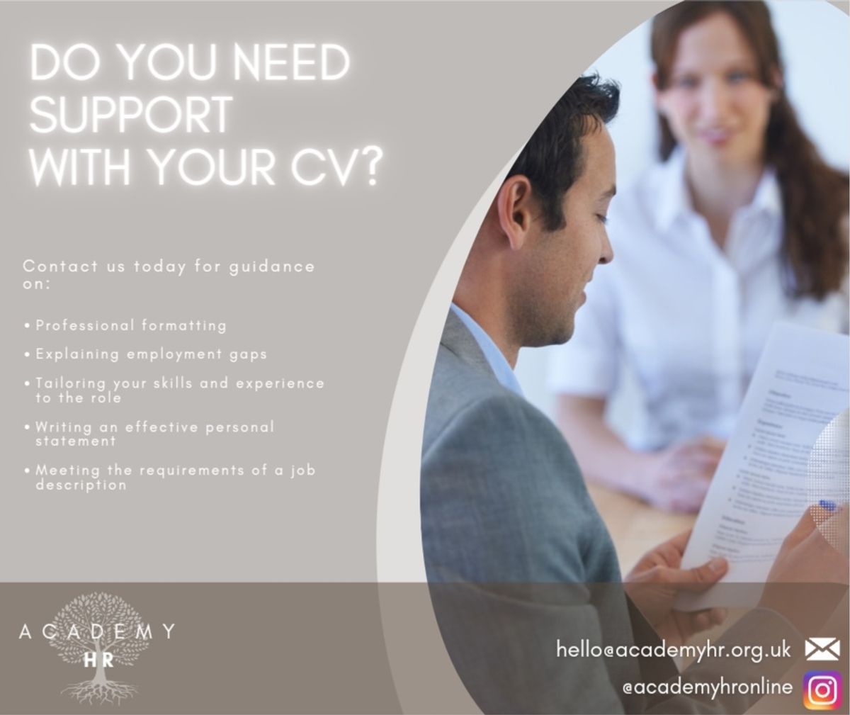 CV Writing Session