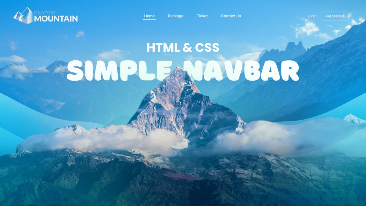 Simple Navbar Using HTML & CSS - Buymeacoffee