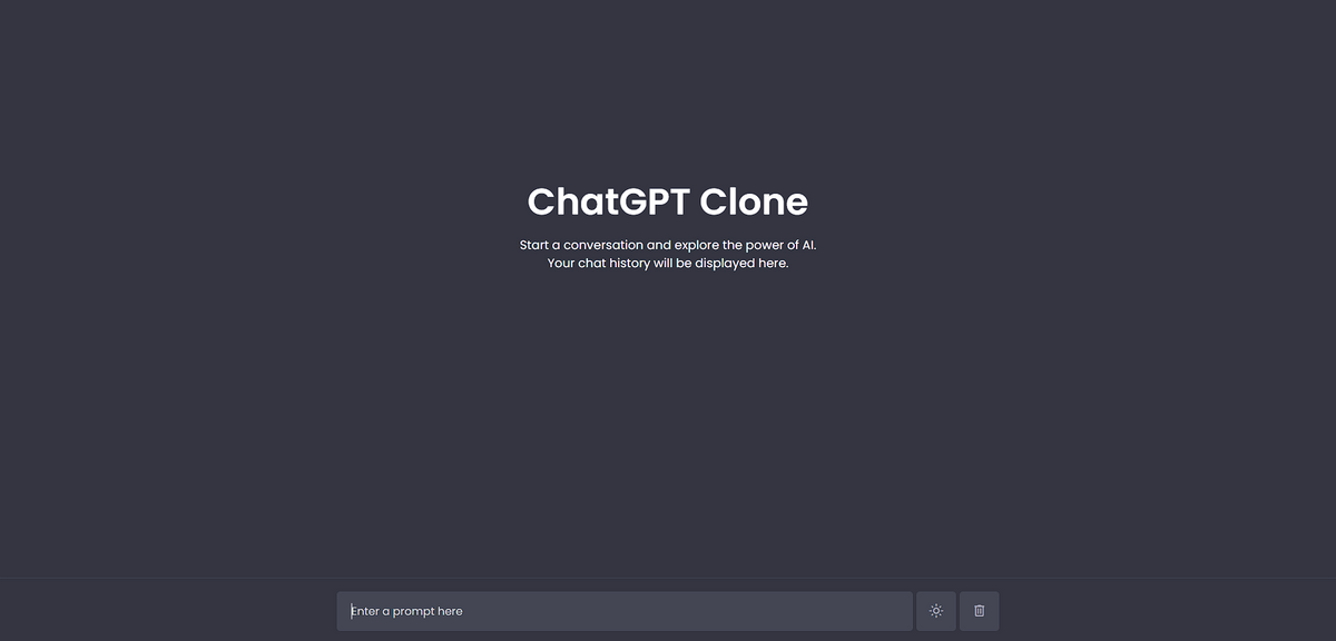 ChatGPT Clone Project JavaScript